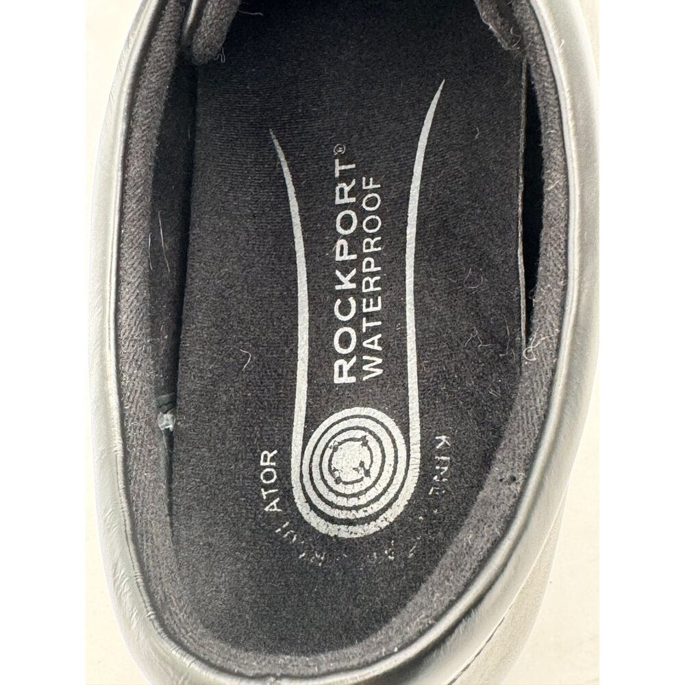 Rockport oxfort black leather mens lace up medium size 13 - Picture 8 of 10